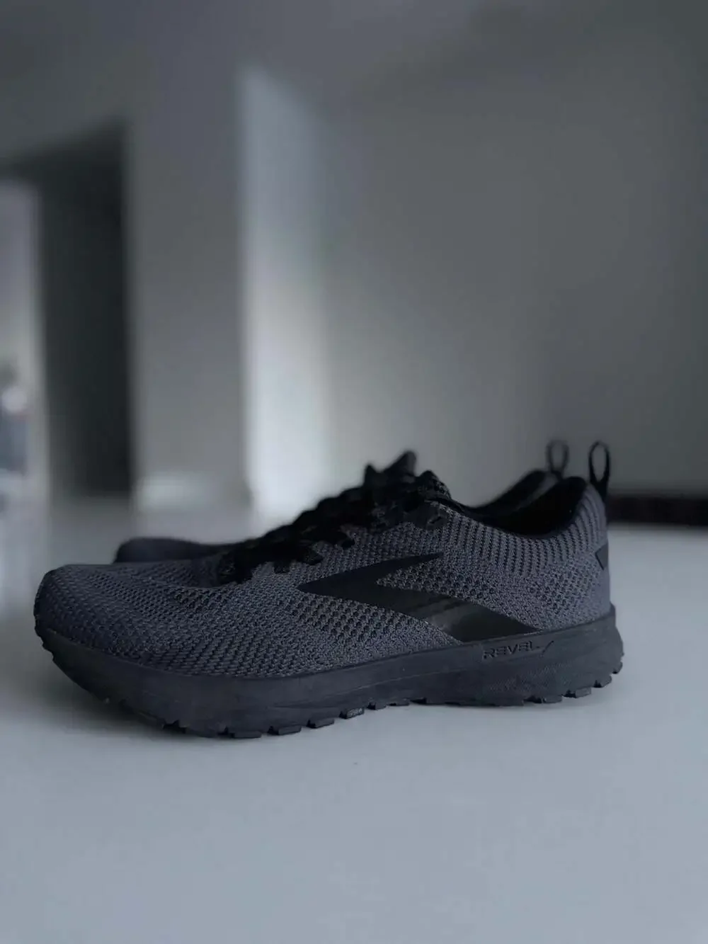 Brooks Revel 5 Men's Running Shoes Black/Grey Size 8